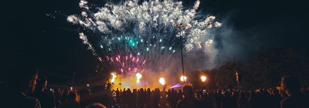 Een diervriendelijk vuurwerk in volle glory